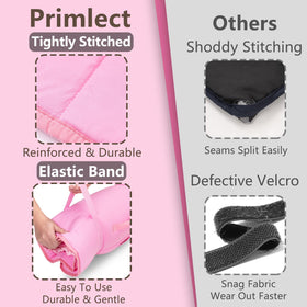 Primlect nap mat with elastic straps securing rolled mat for transport