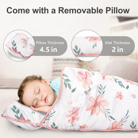 PRIMLECT nap mat with minky blanket for soft warmth during rest