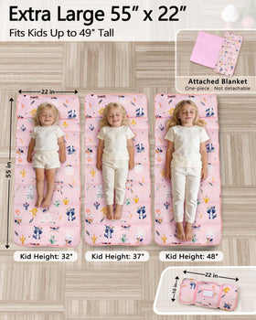 PRIMLECT nap mat with minky dot lining and detachable pillow for cozy rest.