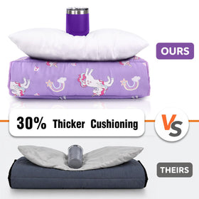 PRIMLECT nap mat features soft minky dot lining for cozy naps