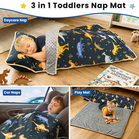 Primlect nap mat with minky dot lining offers soft touch