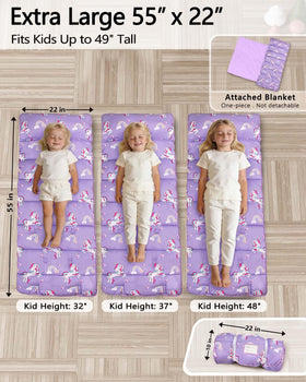 PRIMLECT nap mat with removable pillow for customizable comfort