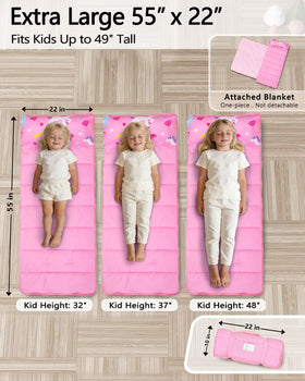 Primlect nap mat rolled up compactly for travel and storage