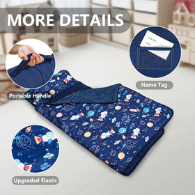 Primlect nap mat sizing 55x22 with 43x35 blanket for growing kids