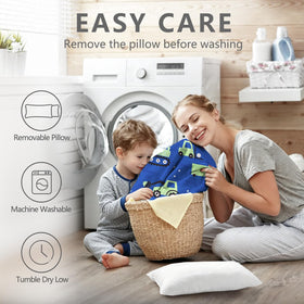 PRIMLECT nap mat is washable and easy to reshape after drying.