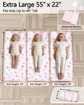 PRIMLECT nap mat with removable pillow for flexible rest