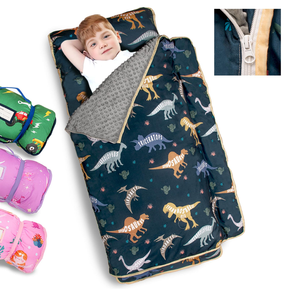 Primlect toddler nap mat 55x35 inches with roomy surface for naps