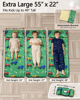 PRIMLECT nap mat with carry handle for effortless transport to preschool.