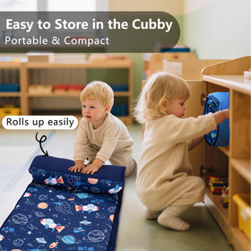 Primlect nap mat with removable pillow for flexible rest setups