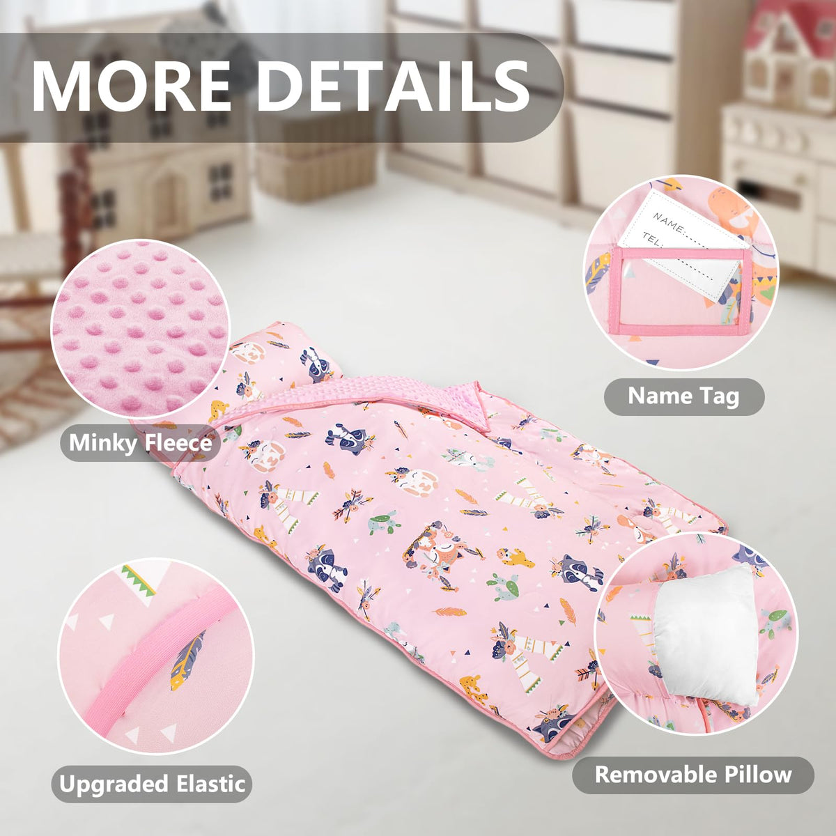 PRIMLECT washable nap mat stays fresh after repeated cleans.