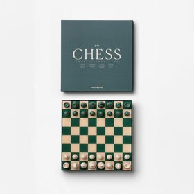 PrintWorks Classic Chess wooden pieces for classic, tactile gameplay.