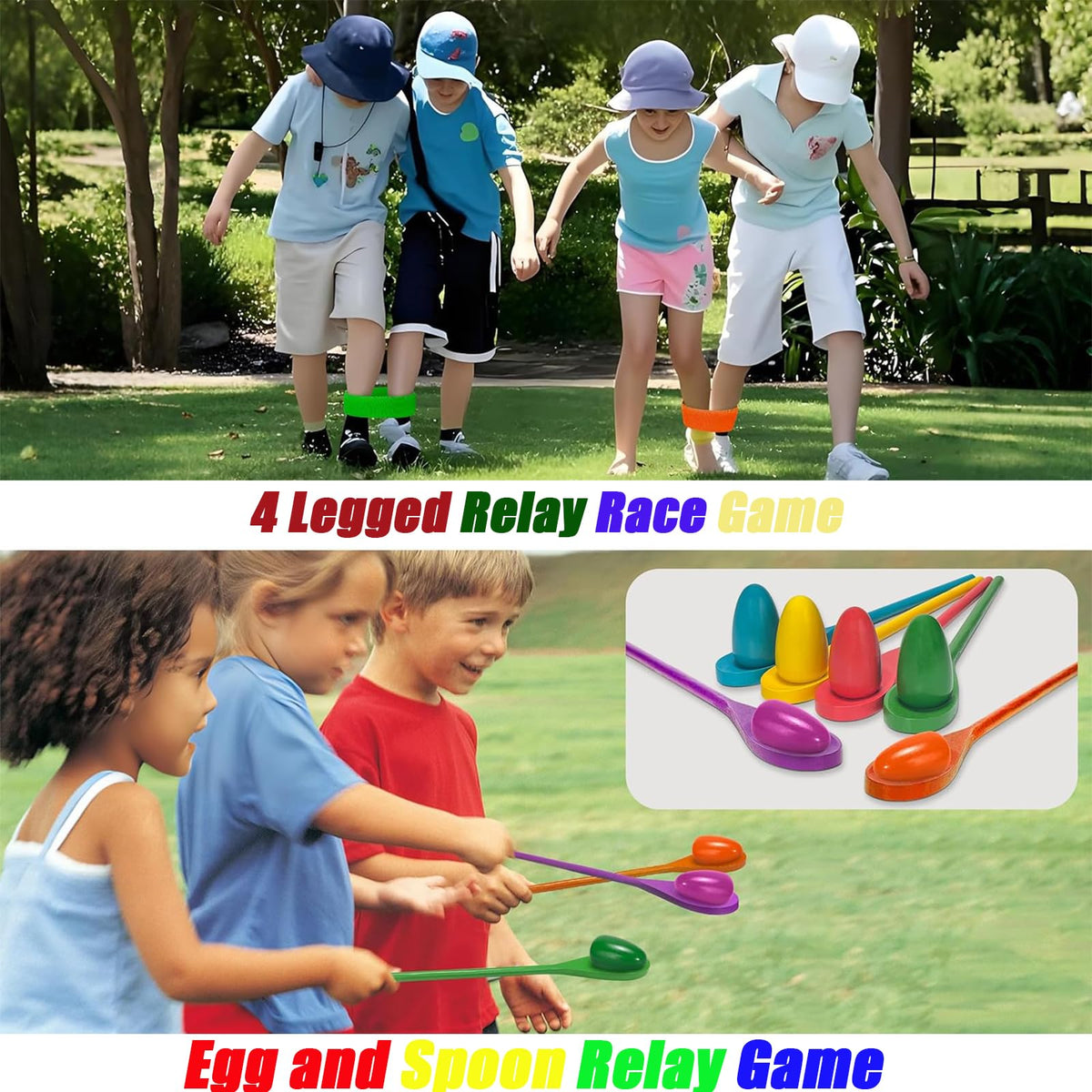 Prinxse eggs for egg spoon relay with safe design