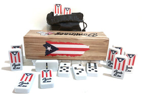 PRK 14 domino tiles close-up showcasing colorful Puerto Rican artwork