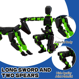 prntedtou T13 deluxe figure 2 side view highlights interchangeable hands for varied looks