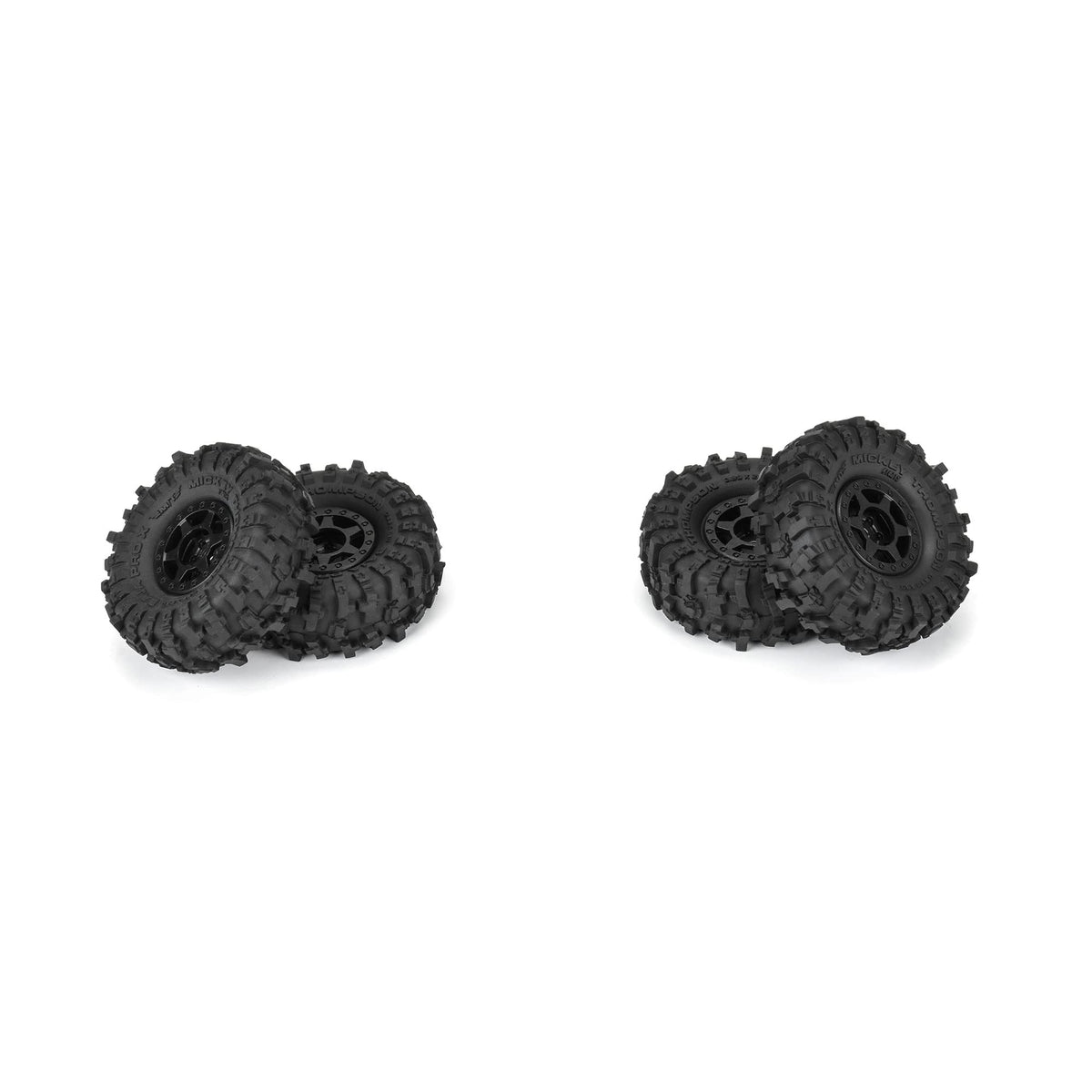 Pro-Line Baja Pro X 1.0 tire sidebiters angled shoulders improve cornering grip on slopes.
