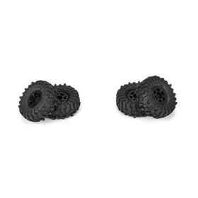Pro-Line Baja Pro X 1.0 tire sidebiters angled shoulders improve cornering grip on slopes.