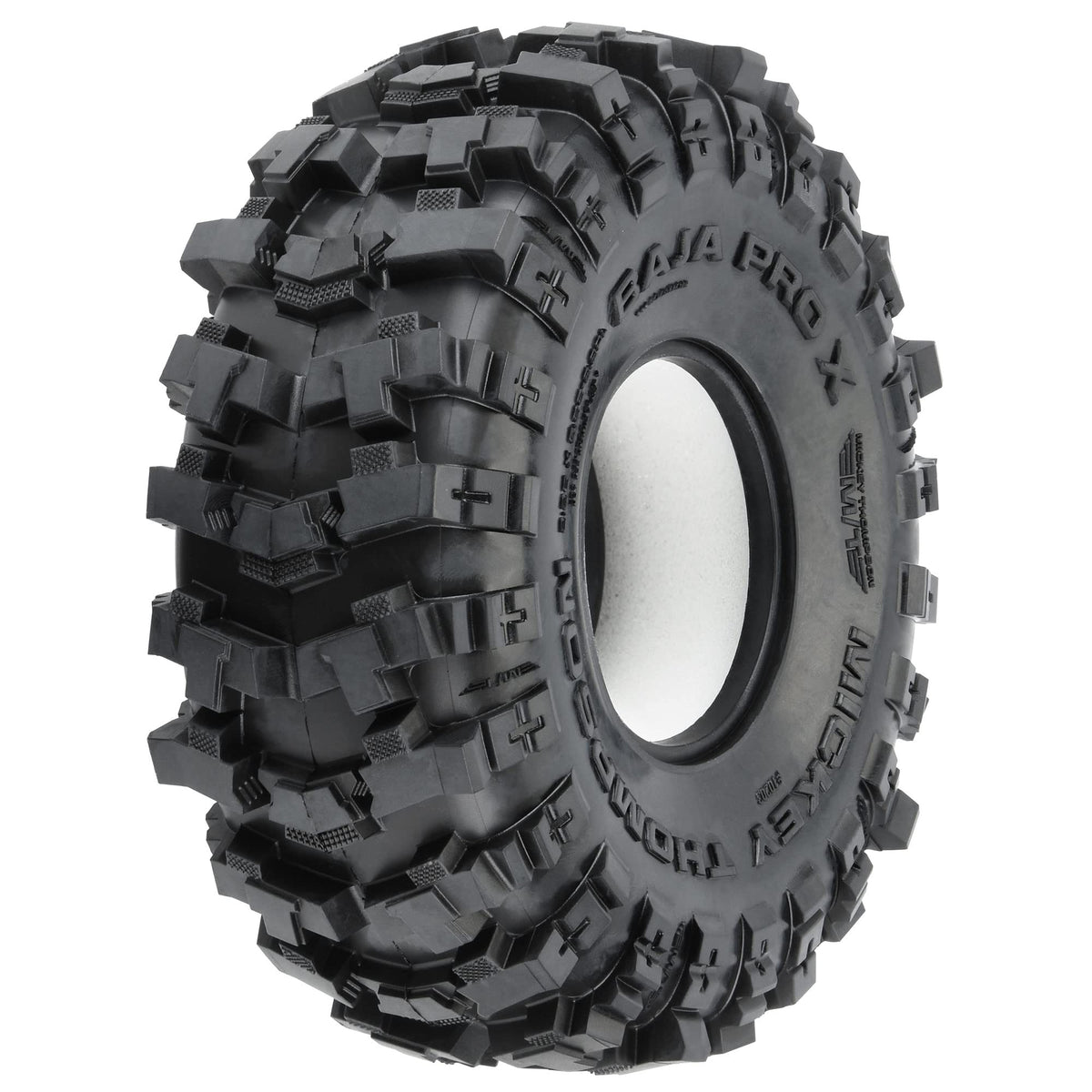 Pro-Line Baja Pro X 2.2 G8 front tire detail for rock crawling traction
