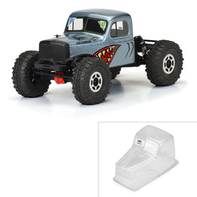 Pro-Line Comp Wagon cab-only clear body for 12.3-inch wheelbase enables easy chassis fit