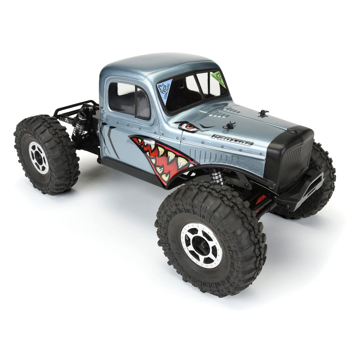 Pro-Line Comp Wagon paint-then-peel film protects surface during painting