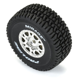 White sidewall lettering on Mirage TT tires adds authentic style