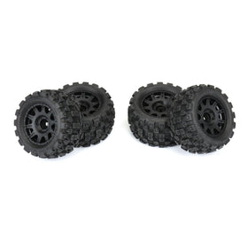 Raid wheels 10-spoke design shown for race-ready realism.