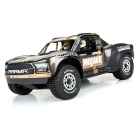 Pro-Line satin silver Impulse wheels complement Mojave GROM for rugged looks