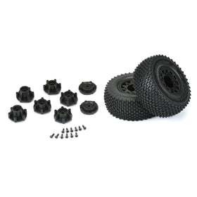 Pro-Line Gladiator tread with step-pin design enhances traction.