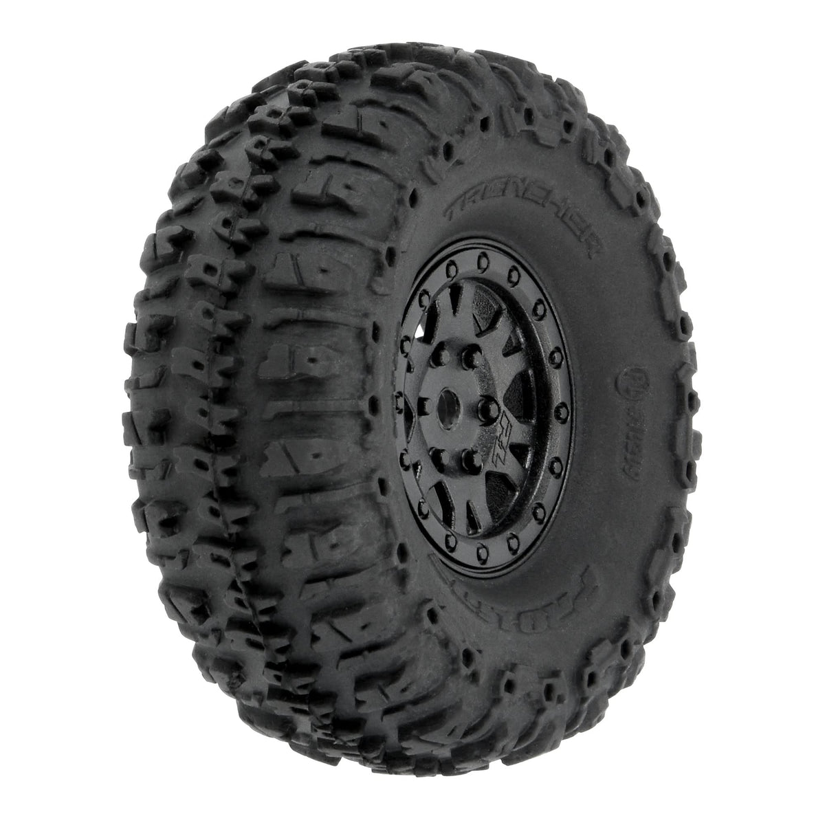 Pro-Line Trencher 1.0 tire close-up tread detail for improved grip on rough terrain.