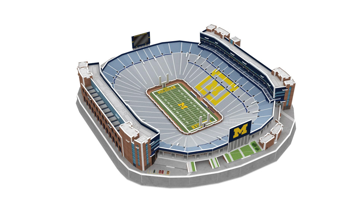 Pro-Lion officially licensed Michigan Stadium puzzle for authentic fan experience.