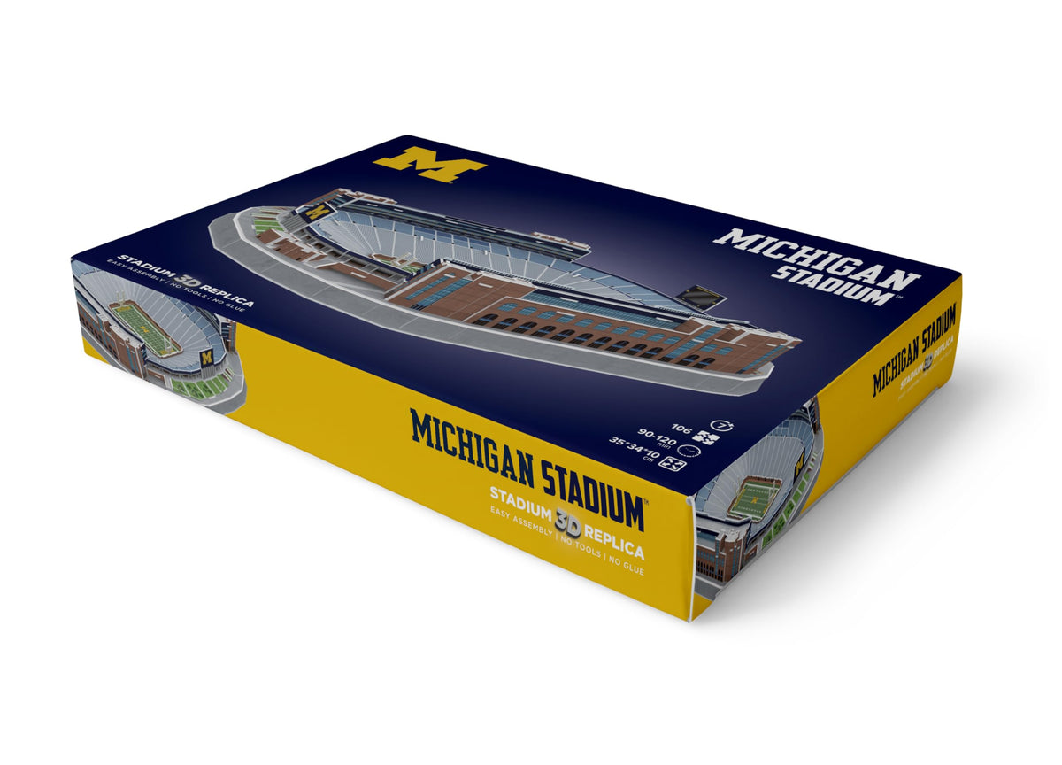 Pro-Lion Michigan Stadium puzzle delivers a shareable stadium moment.