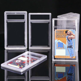 Pro-Tec Frosted Slab Empty Pack 10 accommodates standard cards for hobby storage.