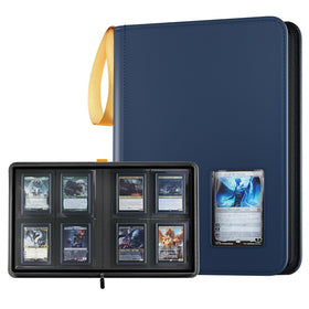 ProCase 4-pocket binder front window displays a card for quick preview.