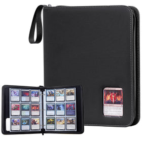 ProCase 900 Pockets Card Binder front window for quick card identification.