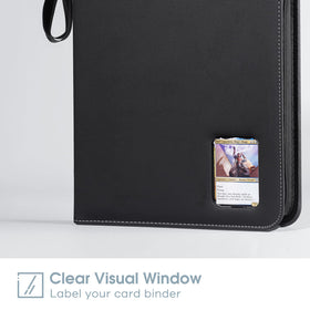 ProCase 900 Pockets Card Binder side-loading pockets keep cards secure.