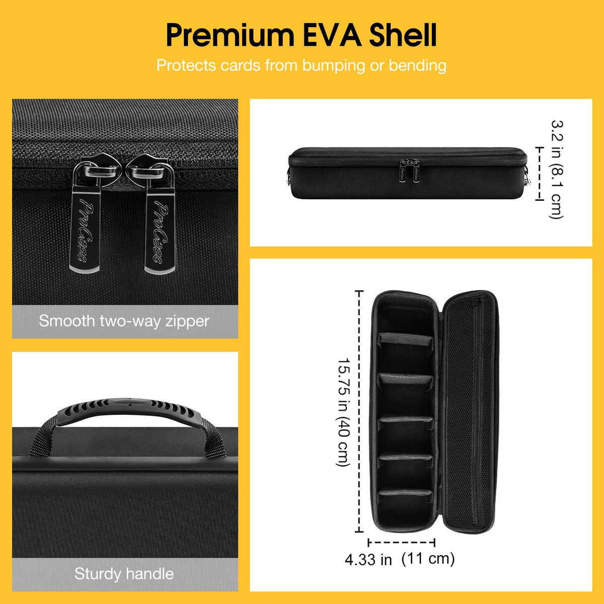 ProCase durable EVA material protects cards during transport