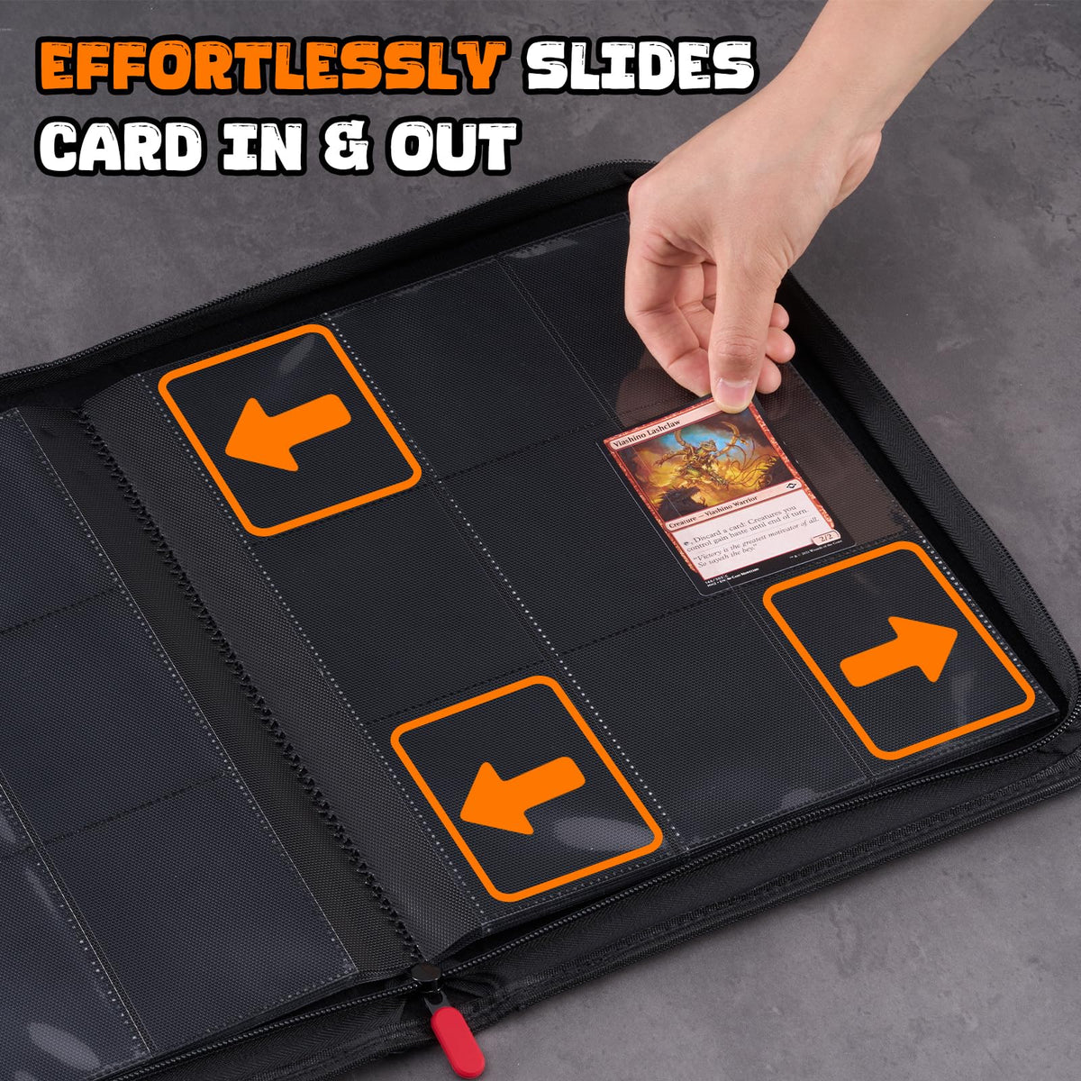 ProCase dust-proof and splash-proof cover protecting cards during transport.