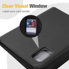 Non-PVC pockets safeguard cards and preserve holographics over time.