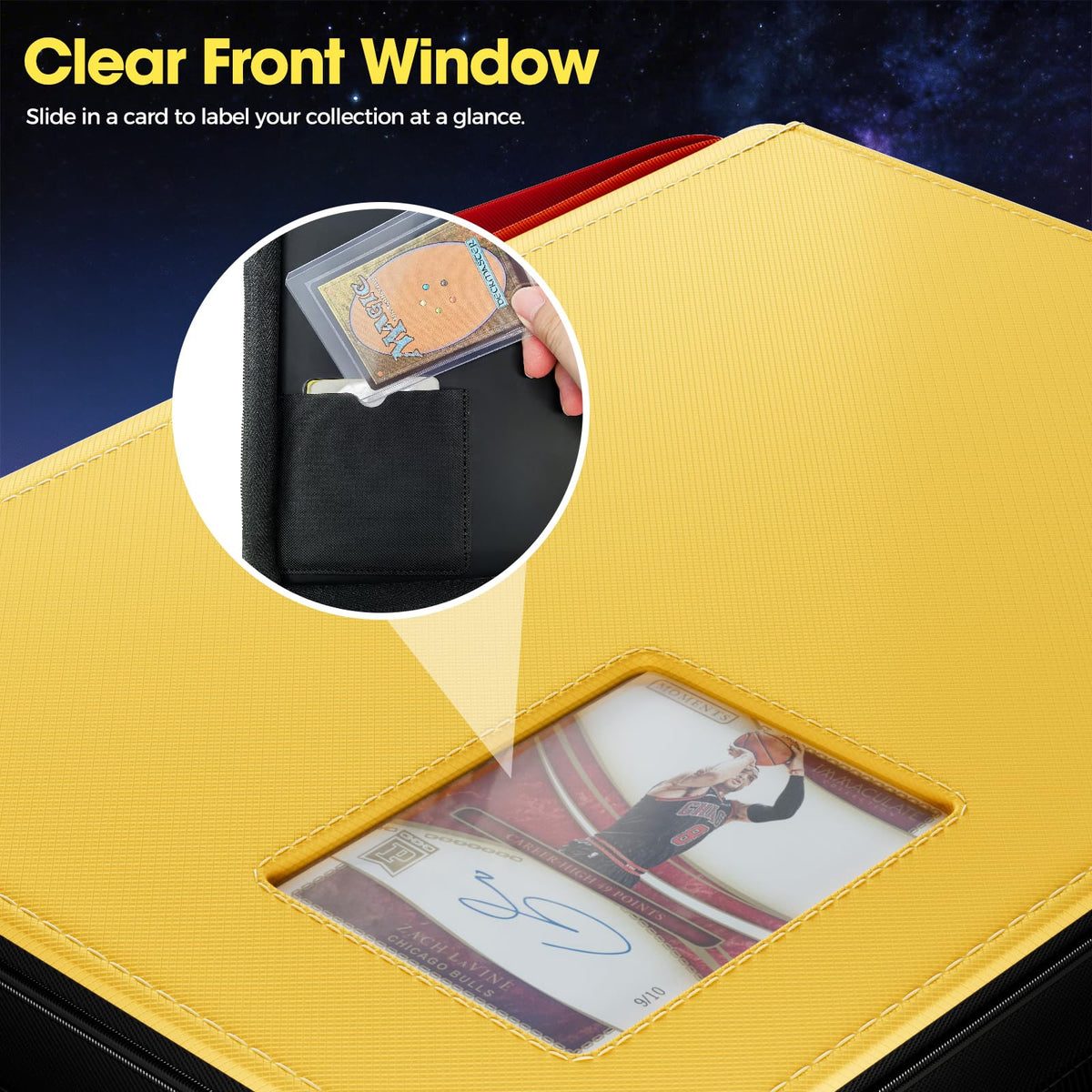 ProCase premium PU leather cover protects cards from dust and moisture.