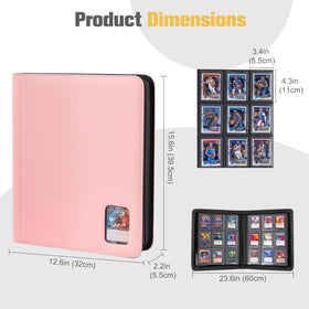 ProCase see-through windows allow instant card spotting during trades