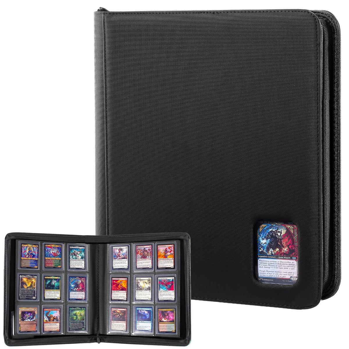 ProCase top-loader binder with 324 pockets, organizes trading cards for easy access.