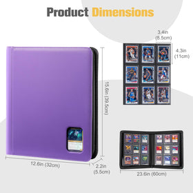 ProCase binder designed for 3x4 inch toploaders to prevent slipping