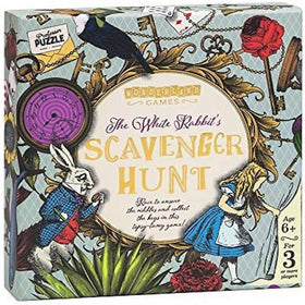 Professor Puzzle's The White Rabbit's Scavenger Hunt indoor game boosts family teamwork.