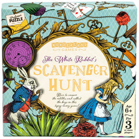 Alice in Wonderland themed party game by Professor Puzzle encourages playful mischief.