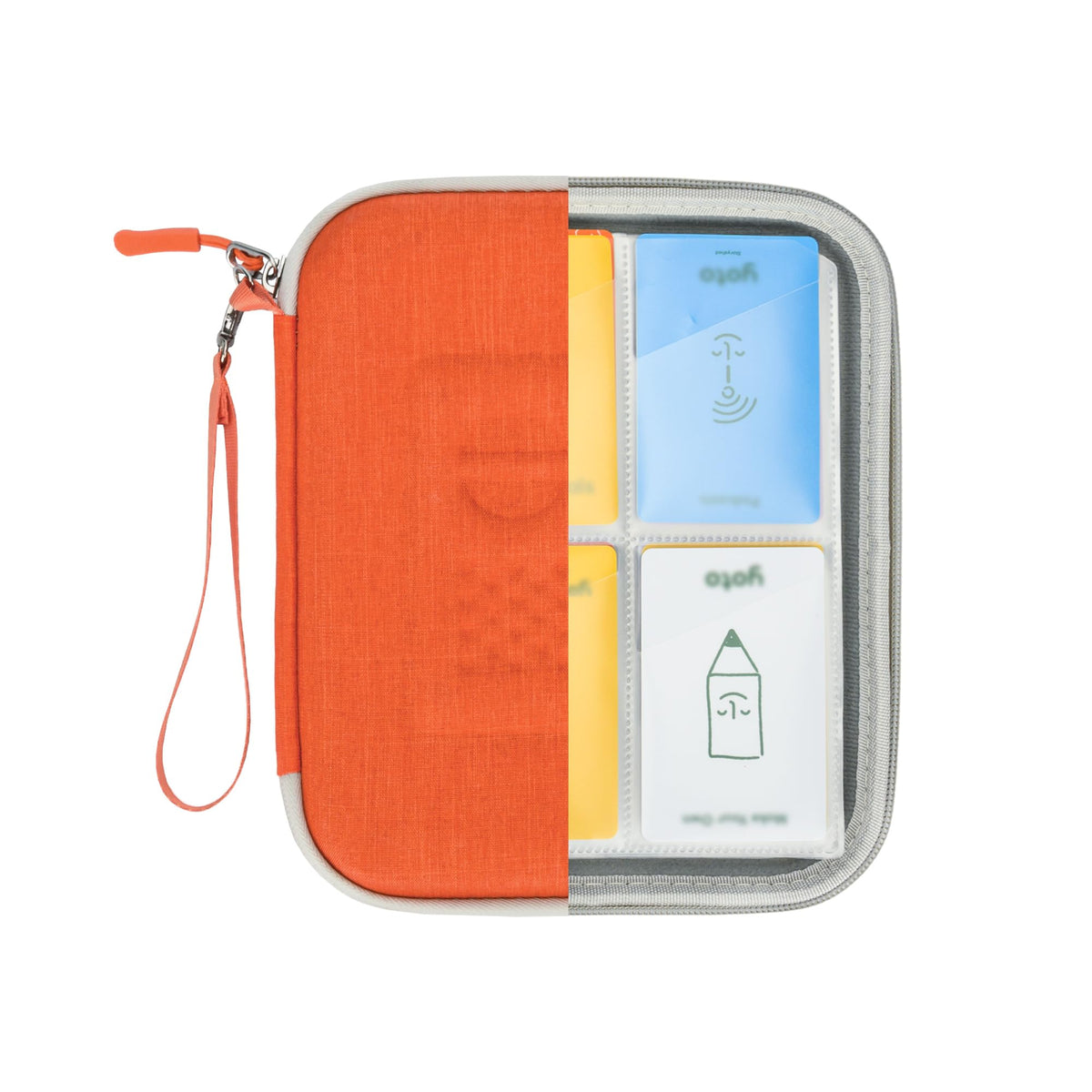 PROfezzion Yoto Card Holder front view shows 88-pocket capacity for organized cards