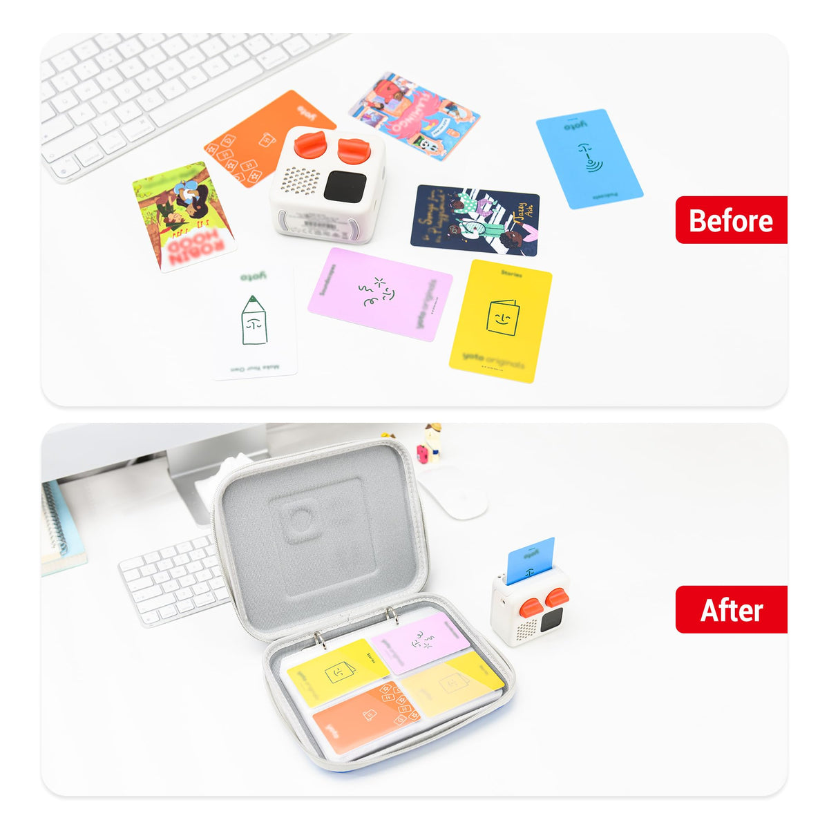 PROfezzion Yoto mini card binder designed for portability