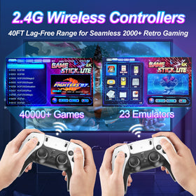 ProGamerX dual wireless controllers for multiplayer sessions with comfortable grip.