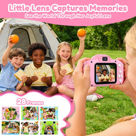 PROGRACE Kids Camera pink frames collection supports creative storytelling