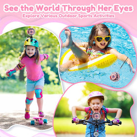 PROGRACE Kids Underwater Camera 32GB card included: instant storage for long adventures