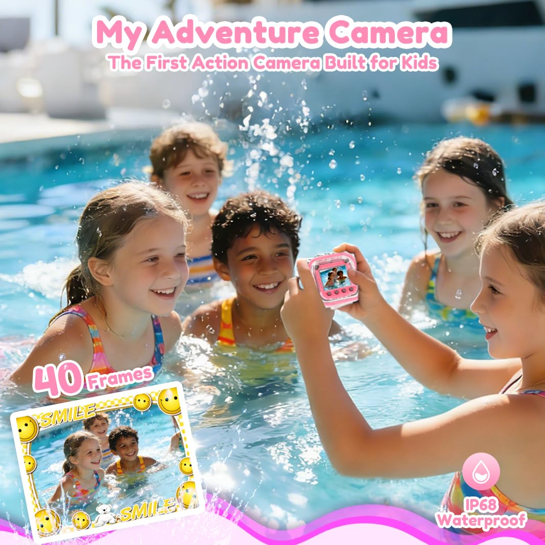 PROGRACE Kids Underwater Camera bike mount: easy hands free recording during rides