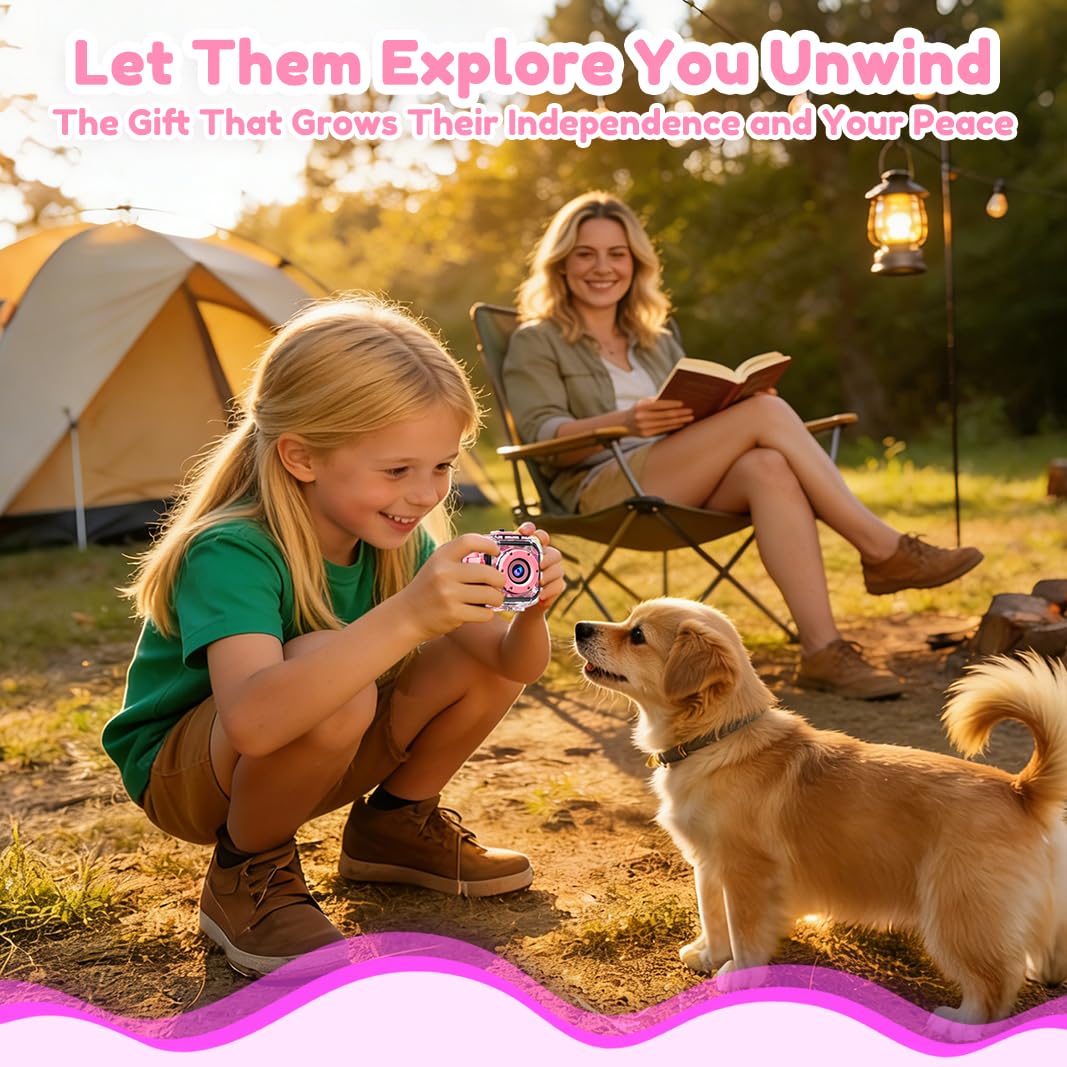 PROGRACE Kids Underwater Camera color filters: creative storytelling with seven playful effects